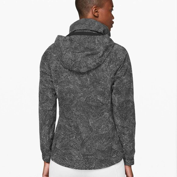 NWT Lululemon Here To Move Jacket, Sz 6, Free Spirit Alpine White Black - Picture 5 of 14